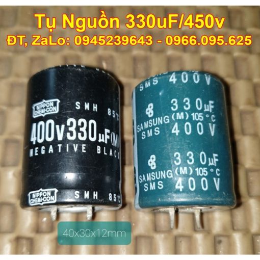 tụ nguồn 330uf 450v