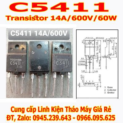 Sò nguồn 14A 600V C5411 2SC5411 C4706 2SC4706 Power Transistor NPN